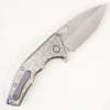 Нож Heretic Knives Martyr Prototype, 154CM, Stonewash, Titanium, CH1280 Нож Heretic Knives Martyr Prototype, 154CM, Stonewash, Titanium, CH1280